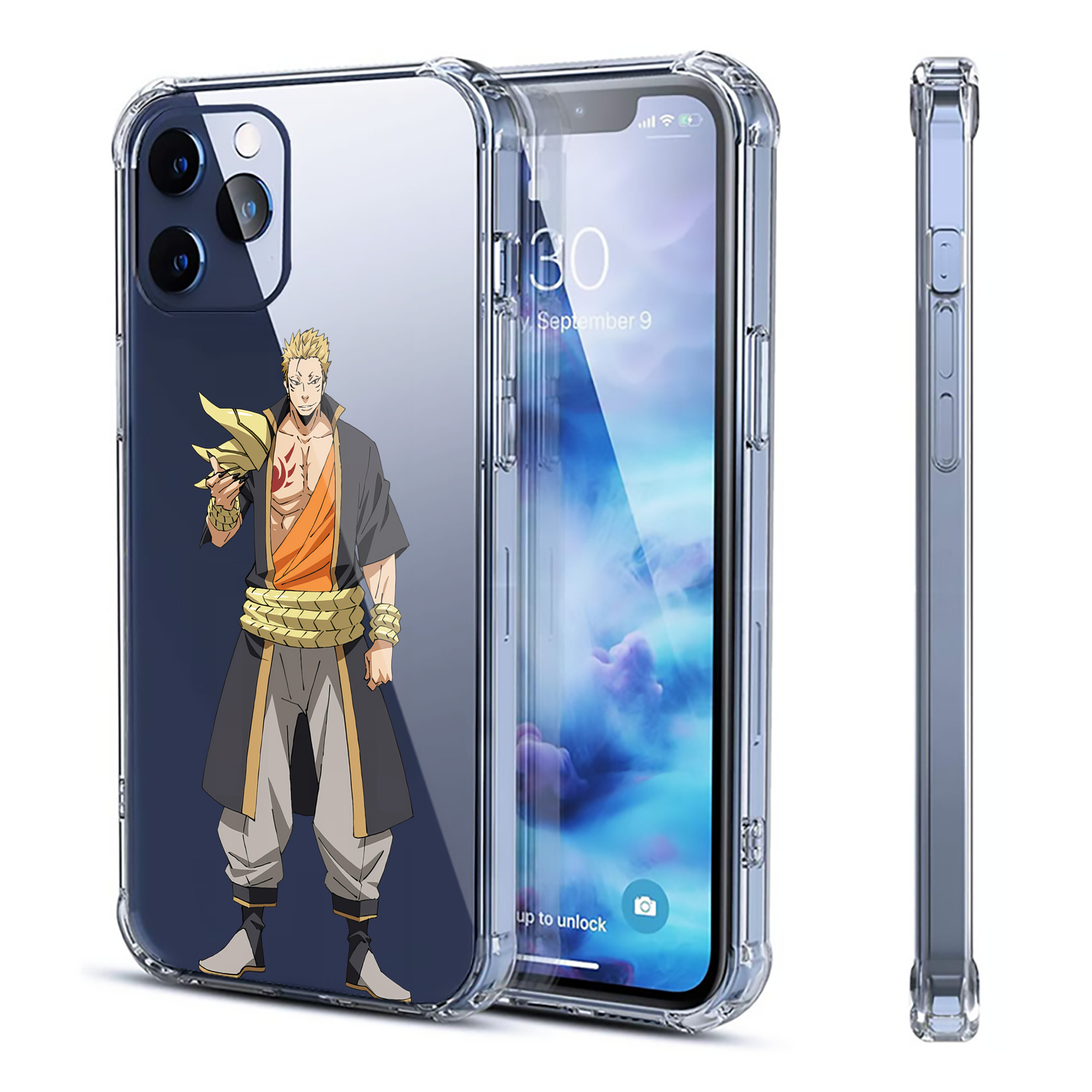 （画像用） 転スラ Regarding Reincarnated to Slime 【iPhone 12シリーズ対応】透明スマホケース（クリアソフトケース）